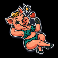 hot rod hog piggy pin up symbol