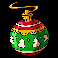 le santa bauble symbol