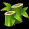 lucky panda bamboo symbol