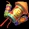 lucky panda firework symbol
