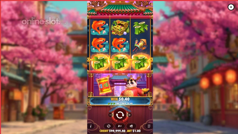 lucky panda slot base game