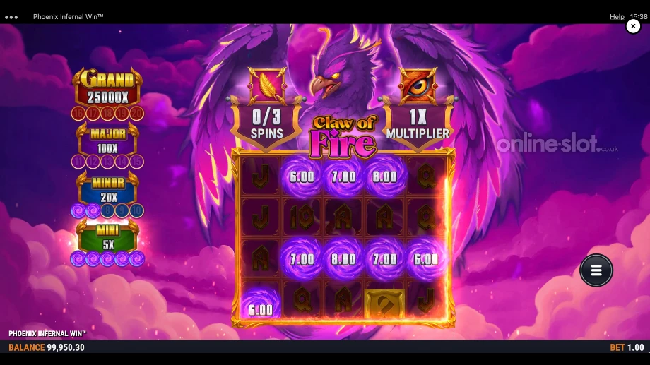phoenix infernal win slot bonus games