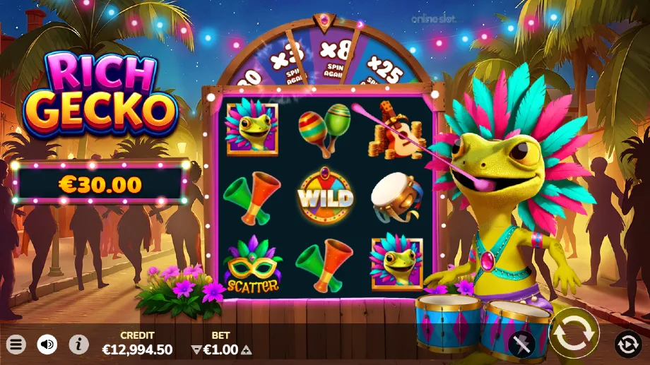 rich gecko slot feature