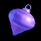 santa hopper purple ornament symbol