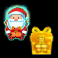 santa hopper santa and golden present wilds symbol