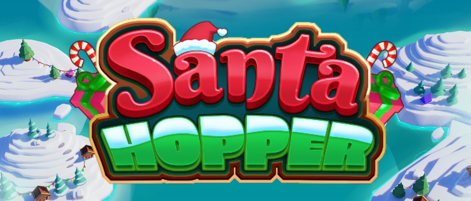 santa hopper slot promo banner
