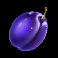 sevens and fruits plum symbol