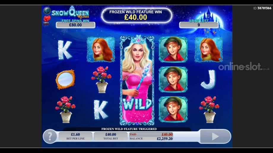 snow queen riches slot free spins