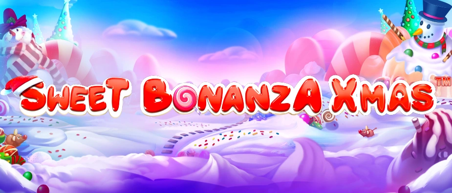 sweet bonanza xmas slot promo banner