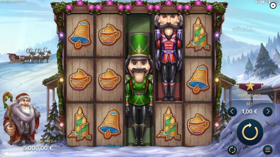 big stack nutcrack slot base game