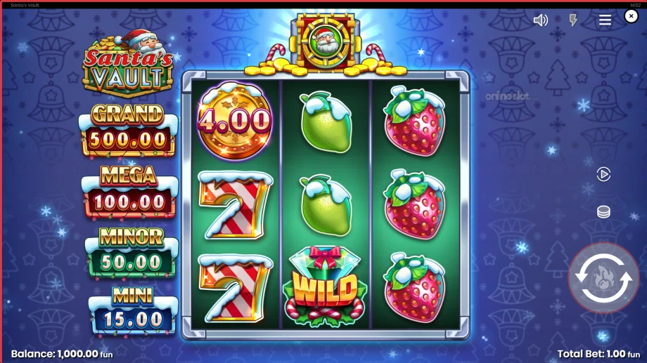 santas vault slot base game